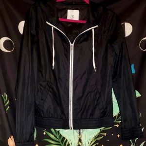 ZINE by Zumiez Hooded Zip-Up Windbreaker